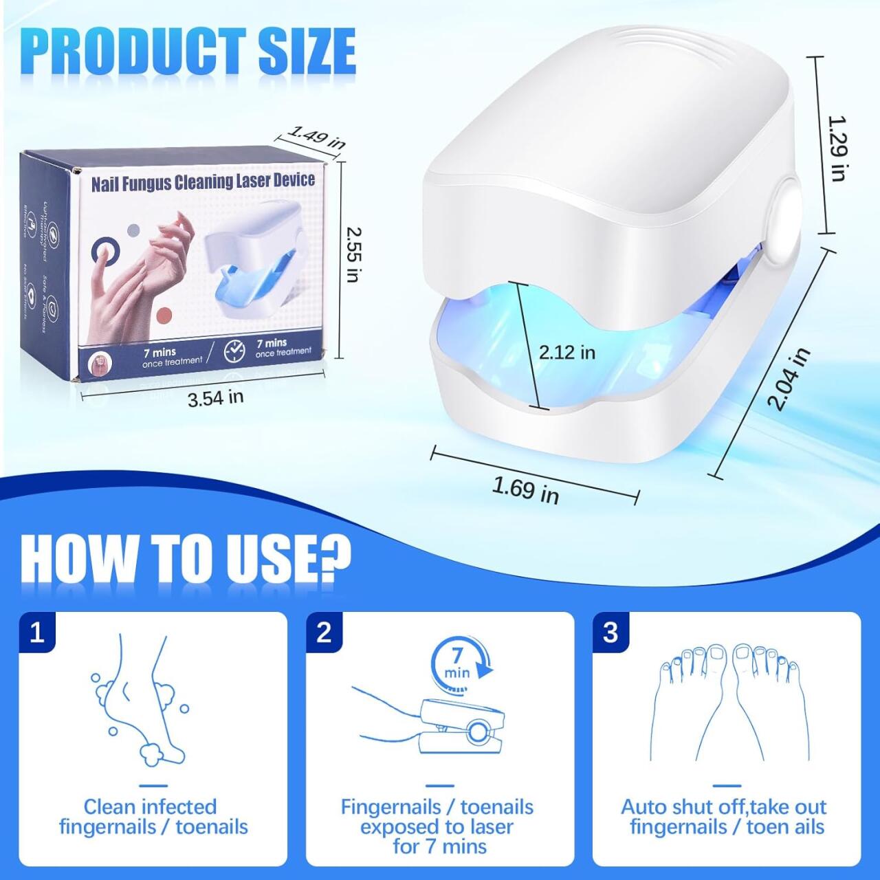 Laser Device for Nail Fungus Treatment